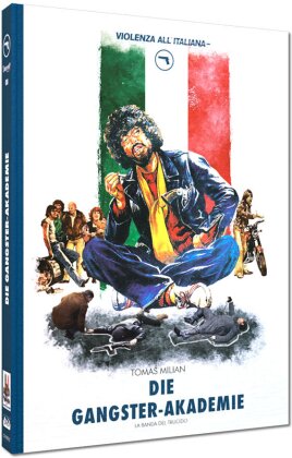 Die Gangster-Akademie (1977) (Cover C, Violenza All'Italiana Collection, Limited Edition, Mediabook, Blu-ray + DVD)