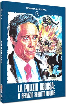 La polizia accusa: il servizio segreto uccide (1975) (Cover B, Violenza All'Italiana Collection, Limited Edition, Mediabook, Blu-ray + DVD)