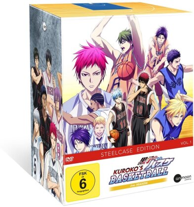 Kuroko's Basketball - Staffel 3 - Vol. 1 (+ Sammelschuber, Limited Steelcase Edition)