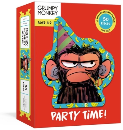 Grumpy Monkey Party Time! - 50 Pieces Puzzle