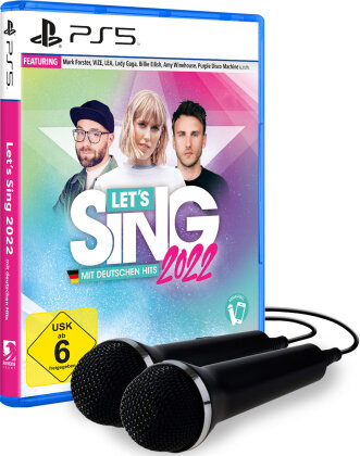 Let's Sing 2022 mit deutschen Hits [+ 2 Mics] (German Edition)