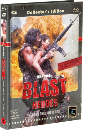Blast Heroes - Heroes shed no tears (1984) (Cover C, Limited Collector's Edition, Mediabook, Blu-ray + DVD)