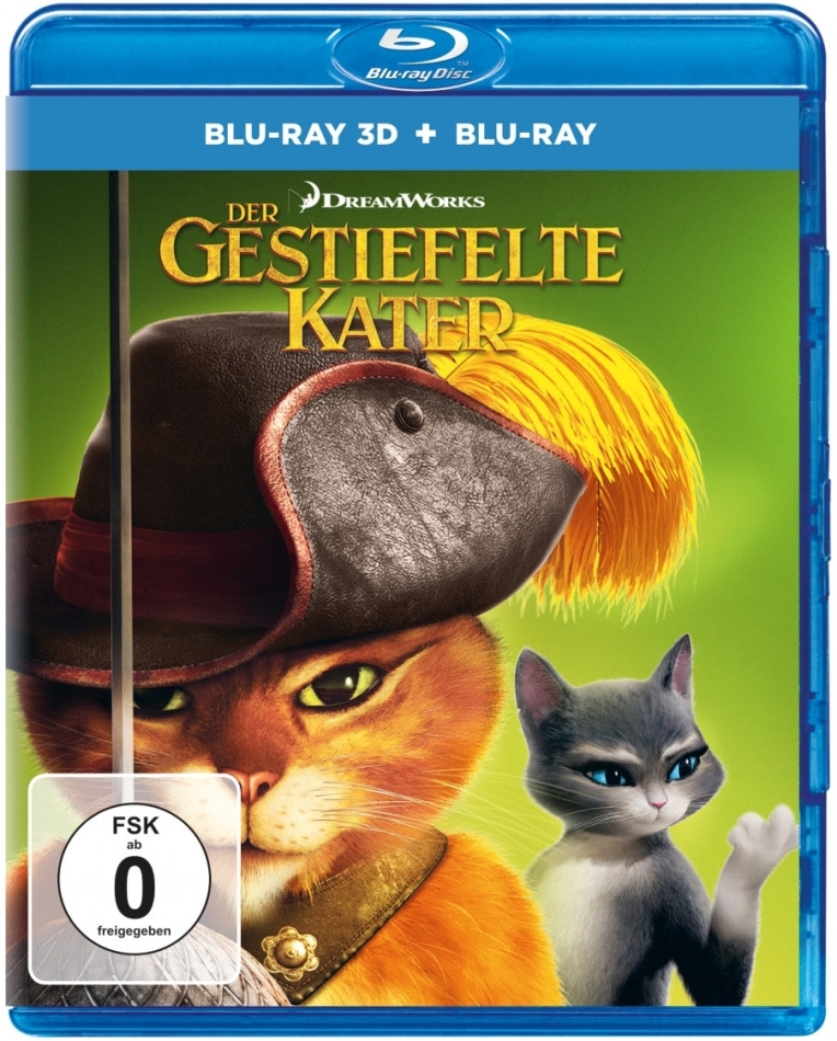 Der gestiefelte Kater (2011) (Blu-ray 3D + Blu-ray)