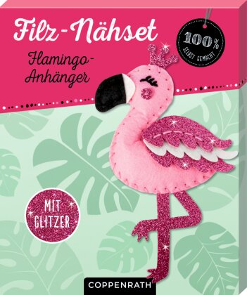 Filz-Nähset - Flamingo-Anhänger