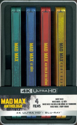 Mad Max Anthologie - Mad Max 1-4 (Edizione Limitata, Steelbook, 4 4K Ultra HDs + 5 Blu-ray)