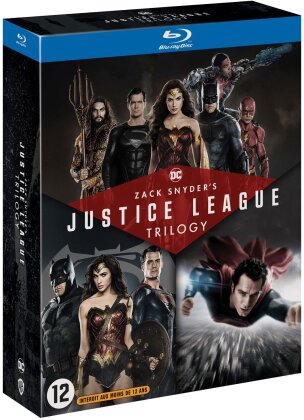 Zack Snyder's Justice League Trilogy - Man of Steel / Batman v Superman : L'aube de la justice / Zack Snyder's Justice League (4 Blu-ray)