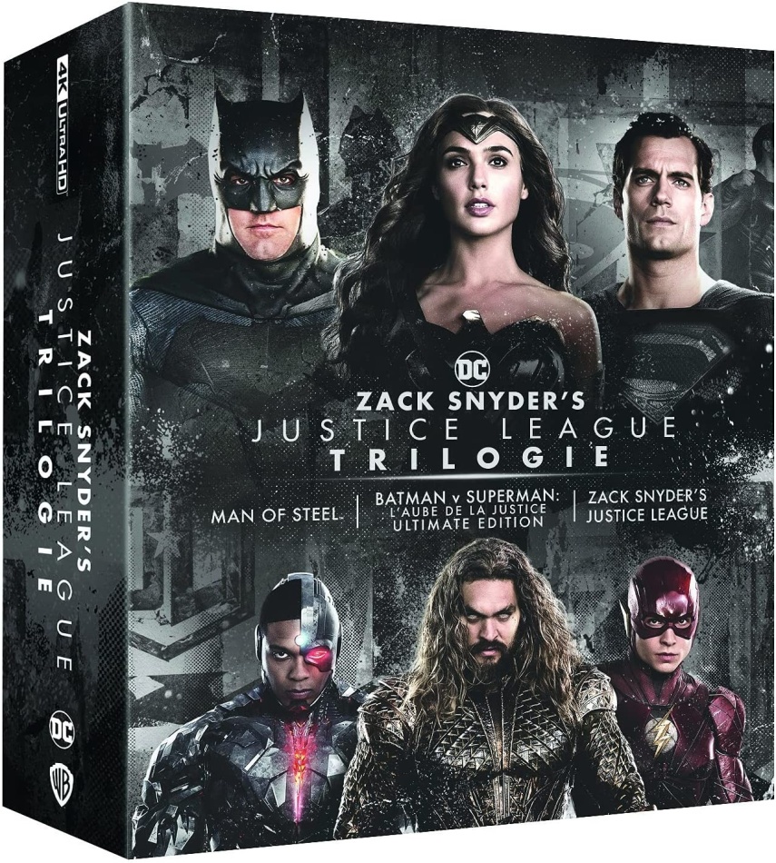 Zack Snyder's Justice League Trilogy (4 4K Ultra HDs + 4 Blu-rays)