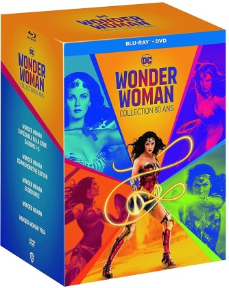 Wonder Woman - Collection 80 ans - Wonder Woman - L’intégrale de la série / Wonder Woman - Commemorative Edition / Wonder Woman - Bloodlines / Wonder Woman (2009) / Wonder Woman 1984 (2020) (4 Blu-ray + 21 DVD)
