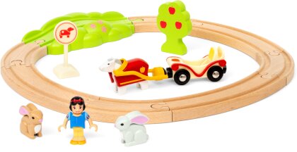 BRIO Disney Princess 32299 Schneewittchen Eisenbahn-Set - Liebevolles Spiel-Set mit Schneewittchen und ihren tierischen Freunden - Empfohlen für Kinder ab 3 Jahren
