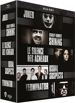 Joker / Shining / Le silence des agneaux / Usual Suspects / Terminator (5 Blu-rays)
