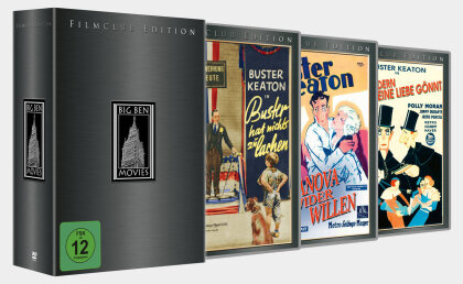 Big Ben Movies - Buster Keaton - Buster hat nichts zu lachen / Wer andern keine Liebe gönnt / Casanova wider Willen (Filmclub Edition, 3 DVDs)