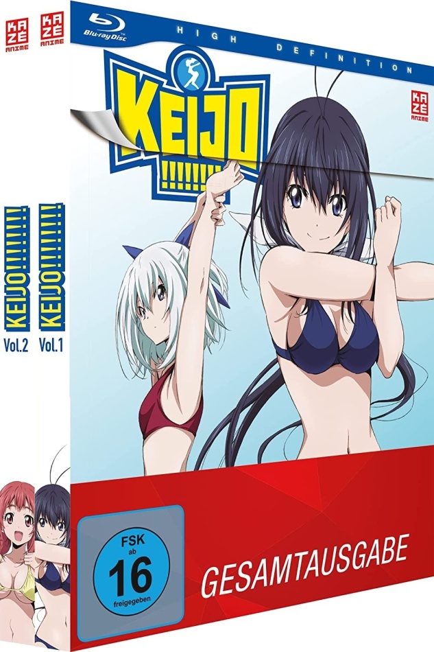 Keijo!!!!!!!! - Vol. 1 & 2 (Gesamtausgabe, Bundle, 2 Blu-rays)