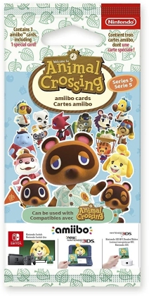 amiibo Cards Pack 3 Stk. Animal Crossing Series 5