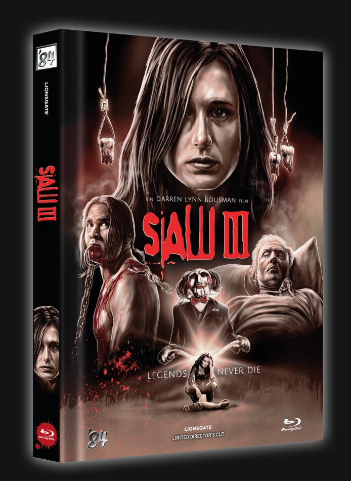 Saw 3 (2006) (Cover B, Director's Cut, Limited Edition, Mediabook)
