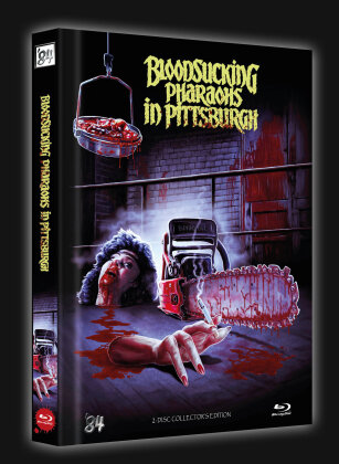 Bloodsucking Pharaohs in Pittsburgh (1991) (Cover A, Limited Collector's Edition, Mediabook, Uncut, Blu-ray + DVD)