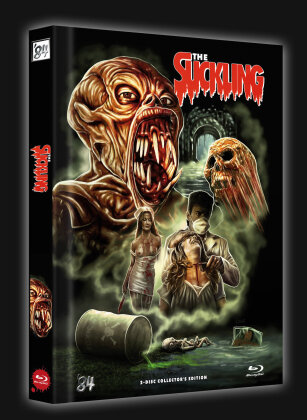 The Suckling (1990) (Cover A, Limited Collector's Edition, Mediabook, Blu-ray + DVD)