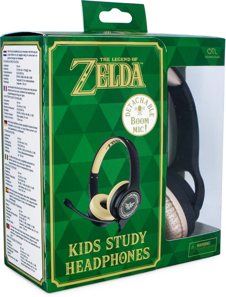 OTL Zelda Study Headphones - WITH BOOM MICRPHONE