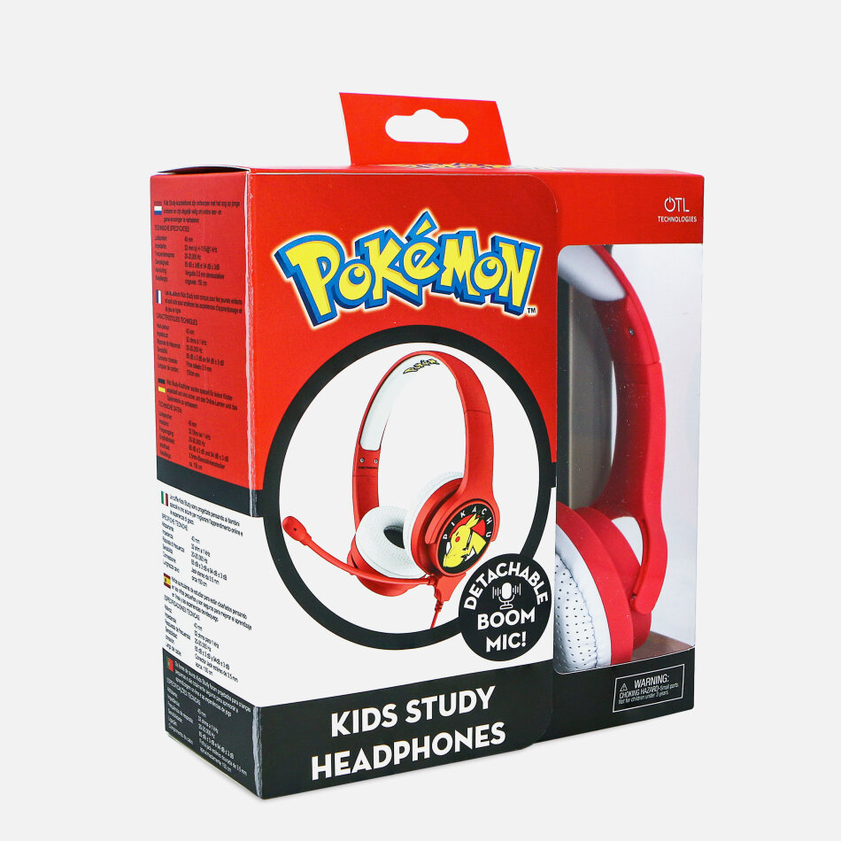 OTL Pokemon Study Headphones - WITH BOOM MICRPHONE