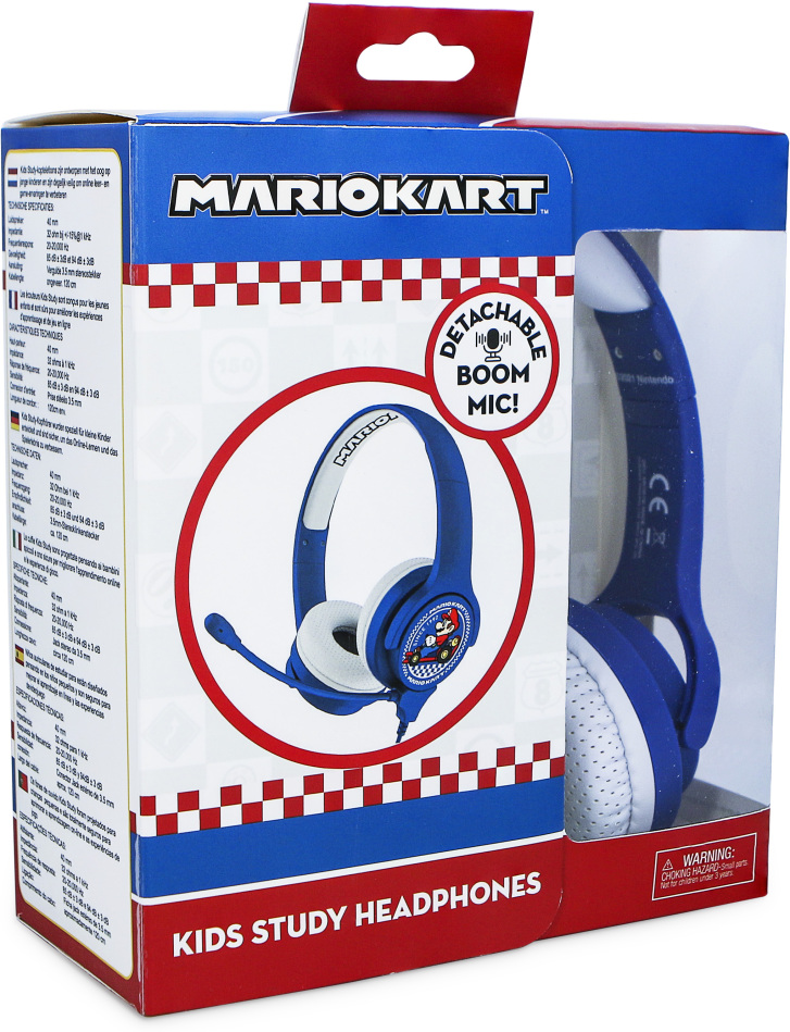 OTL Mariokart Study Headphones - WITH BOOM MICRPHONE