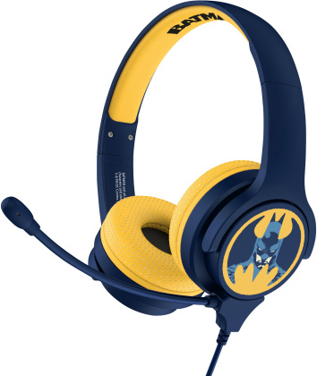 Batman - Casque interactif Emblème de Batman pour enfants avec microphone