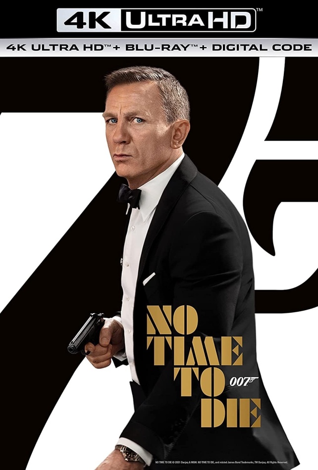 James Bond: No Time To Die (2021) (4K Ultra HD + Blu-ray)