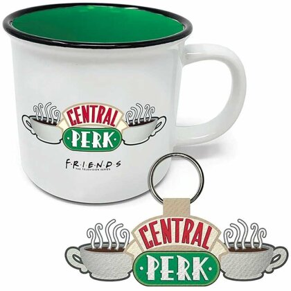 Friends Central Perk Campfire Mug & Keyring Set