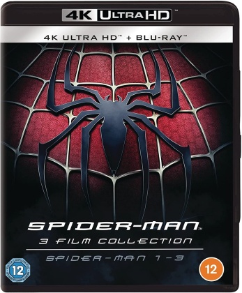 Spider-Man 1-3 - 3 Film Collection (3 4K Ultra HDs + 3 Blu-rays)