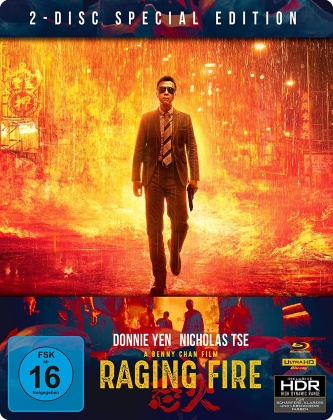 Raging Fire (2021) (Limited Edition, Special Edition, Steelbook, 4K Ultra HD + Blu-ray)