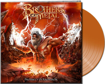 Brothers Of Metal - Prophecy Of Ragnarök (2022 Reissue, Gatefold, Limited Edition, Clear Orange Vinyl, LP)