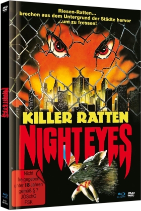 Night Eyes - Killer Ratten (1982) (Cover C, Limited Edition, Mediabook, Blu-ray + DVD)