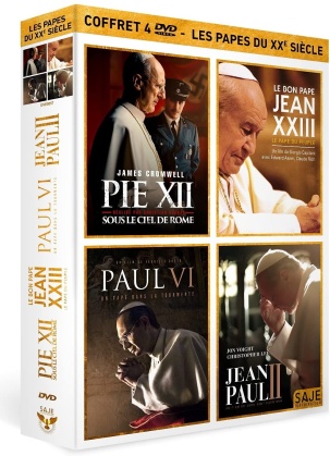 Les Papes du XXe siècle - Pie XII / Le Bon Pape Jean XXIII, le Pape du peuple / Paul VI, un Pape dans la tourmente / Jean-Paul II (4 DVDs)