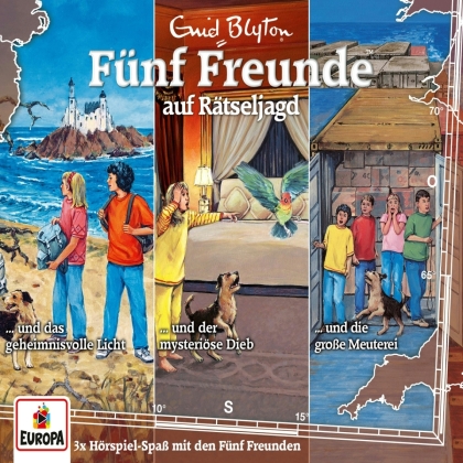Fünf Freunde - 039/3er-Box-Auf Rätseljagd (Folgen 140,142,144) (3 CDs)