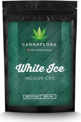 Cannaflora White Ice (5g) - Indoor (CBD: 20-24 %, THC: 0.7-0.95%)