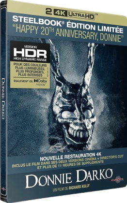 Donnie Darko (2001) (20th Anniversary Edition, Director's Cut, Cinema Version, Limited Edition, Steelbook, 2 4K Ultra HDs)