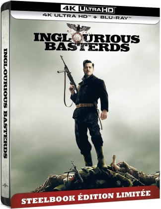 Inglourious Basterds (2009) (Limited Edition, Steelbook, 4K Ultra HD + Blu-ray)