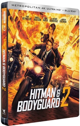 Hitman & Bodyguard 2 (2021) (Steelbook, 4K Ultra HD + Blu-ray)