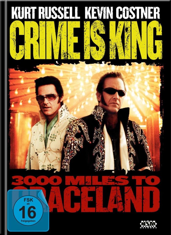 Crime is King - 3000 Miles to Graceland (2001) (Limited Edition, Mediabook, Blu-ray + DVD)