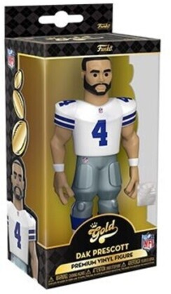 Funko Gold 5 NFL: - Cowboys- Dak Prescott (Home Uniform)(Styles May Va