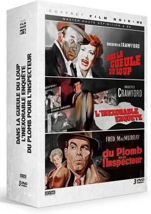 Coffret Film Noir - Dans la gueule du loup / L'inexorable enquête / Du plomb pour l'inspecteur (3 DVDs)