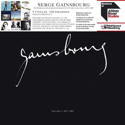 Serge Gainsbourg - Integrale Des Enregistrements Studio Vol.2 : 1 (9 LPs)