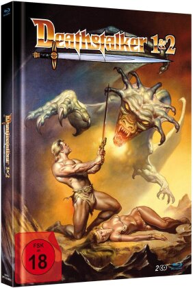 Deathstalker 1 & 2 (Cover B, Edizione Limitata, Mediabook, Uncut, 2 Blu-ray)