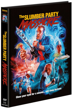 The Slumber Party Massacre (1982) (Cover B, Limited Edition, Mediabook, Blu-ray + DVD)