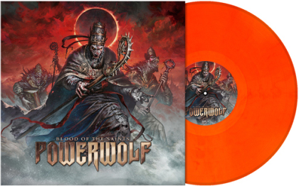 Powerwolf - Blood Of The Saints (2021 Reissue, Metal Blade Records, 10th Anniversary Edition, Orange / Red Vinyl, LP)