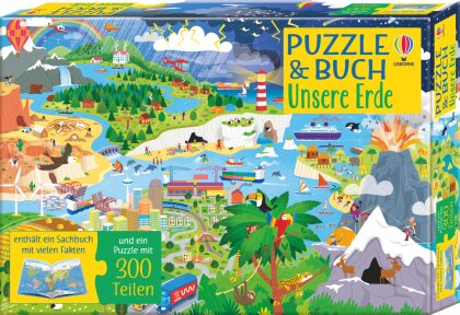 Puzzle & Buch - Unsere Erde