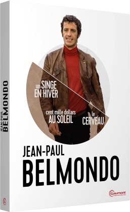 Jean-Paul Belmondo - Un singe en hiver / Cent mille dollars au soleil / Le cerveau (3 DVD)