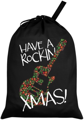 Have A Rockin Xmas! - Black Santa Sack