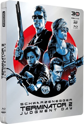 Terminator 2 - Judgment Day (1991) (30th Anniversary Edition, Limited Edition, Steelbook, 4K Ultra HD + Blu-ray 3D + Blu-ray)