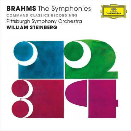 William Steinberg, Pittsburgh Symphony Orchestra & Johannes Brahms (1833-1897) - Symphonies Nos. 1 - 4 & Tragic Ouverture (3 CDs)