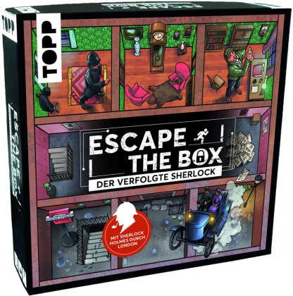 Escape The Box - Der verfolgte Sherlock Holmes: Das ultimative Escape-Room-Erlebnis als Gesellschaftsspiel!