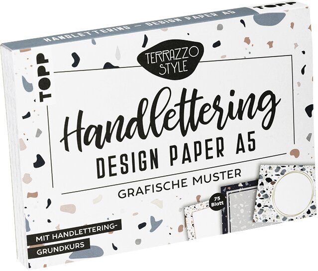 Handlettering Design Paper Block Terrazzo A5